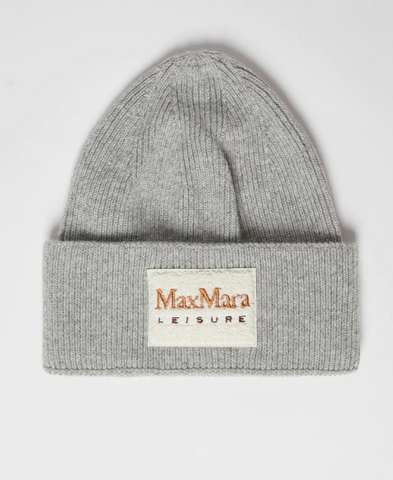 MaxMara cappello cuffia grigio