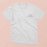 Berry Glow t-shirt “Sorry I’m …”