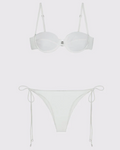 Me Fui bikini Ferretto Shirting bianco