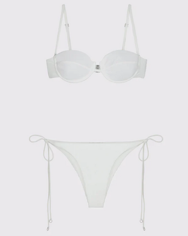 Me Fui bikini Ferretto Shirting bianco