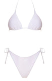 Matinée Bikini triangolo Caterina Goffry Bianco