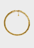 Nali collana girocollo con rettangoli oro