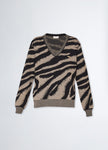 Liujo maglia animalier jacquard