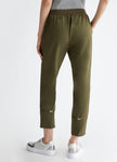 LIUJO Pantaloni jogging stretch verde oliva