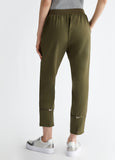 LIUJO Pantaloni jogging stretch verde oliva