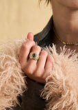 Nali Anello Mix Pietre Verde