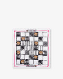 Moschino foulard in crepe di seta teddy bear