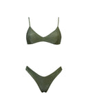 Matinée Tina lurex verde