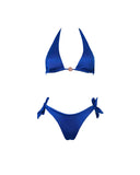 Matinée Benedetta Lycra lucida blu