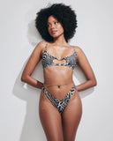 Matinée Taylor lurex zebrato bianco