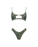 Matinée Taylor lurex zebrato verde