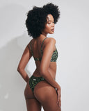 Matinée Taylor lurex zebrato verde