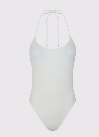 Me Fui Monokini Shirting Bianco