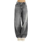 Haveone pantalone Bella denim grigio