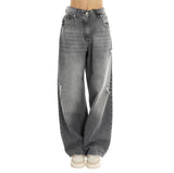 Haveone pantalone Bella denim grigio