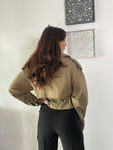 HAVEONE Trench Corto mantella Militare