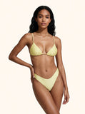 Me fui Triangolo con Slip Americano fisso Light Yellow SW0130-LW