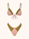 Me fui Triangolo con Slip fisso Rosa SW0220-PK