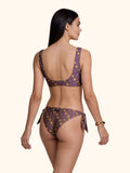 Me fui Top fisso con Slip regolabile Coprente Fantasia SW0252-X02