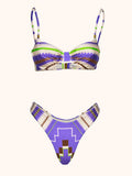 Me fui Reggiseno ferretto con Slip Americano fisso Fantasia SW0512-X35