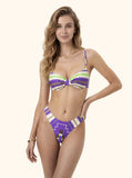 Me fui Reggiseno ferretto con Slip Americano fisso Fantasia SW0512-X35