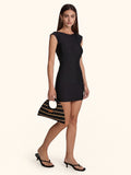 Me Fui Vestito Corto Donna Nero SW0717BK