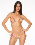 MISS BIKINI LUXE TRINAGOLO CON FRANGE E RICAMI