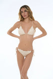 Miss Bikini triangolo con pizzo e slip brasiliana