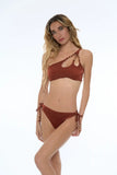 Miss Bikini Monospalla con sfere dorate