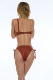 Miss Bikini Monospalla con sfere dorate