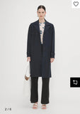 MaxMara trench lungo blu