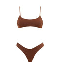 Matinèe bikini Dora lycra lucida rum
