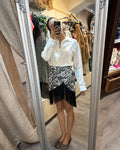 Moki-b camicia lino bianca
