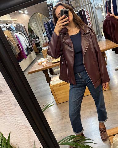 Haveone Chiodo Bordeaux