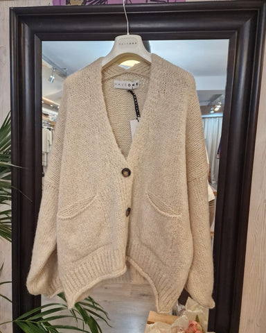 Haveone Cardigan tre bottoni calce