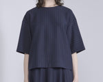 Max mara blusa Kaya blu gessato