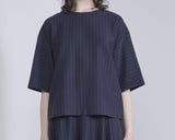 Max mara blusa Kaya blu gessato