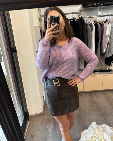 Max Mara  Maglione mohair lilla