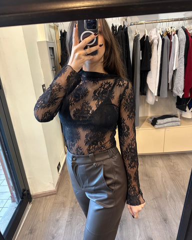 Haveone Maglia in Pizzo
