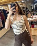 Haveone canotta serafino Burro/Moro