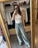 Haveone Pantalone Bella Denim Blu