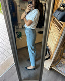 Haveone pantalone louis medium blu
