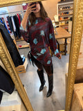 Tensione In Abito con frange fantasia tie-dye