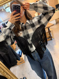 Tensione In Camicia scacchi frange