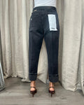 Haveone pantalone Mandy nero denim