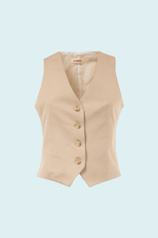 Kontatto Gilet Beige