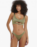 Matinee Bikini Cleo Costina verde Militare