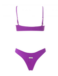 Matinee Bikini Bralette Dora Spugna Viola slip americano