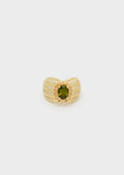 Nali Anello Mix Pietre Verde