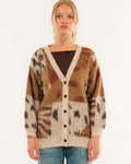 Kontatto Cardigan Jacquard Beige
